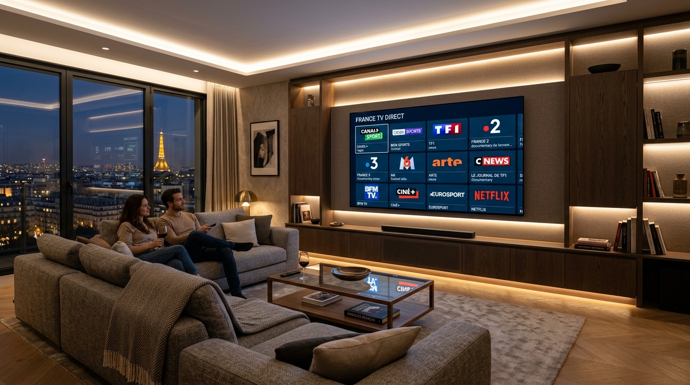 Chaine IPTV France : Bouquets TV 4K En Direct Sans Coupure
