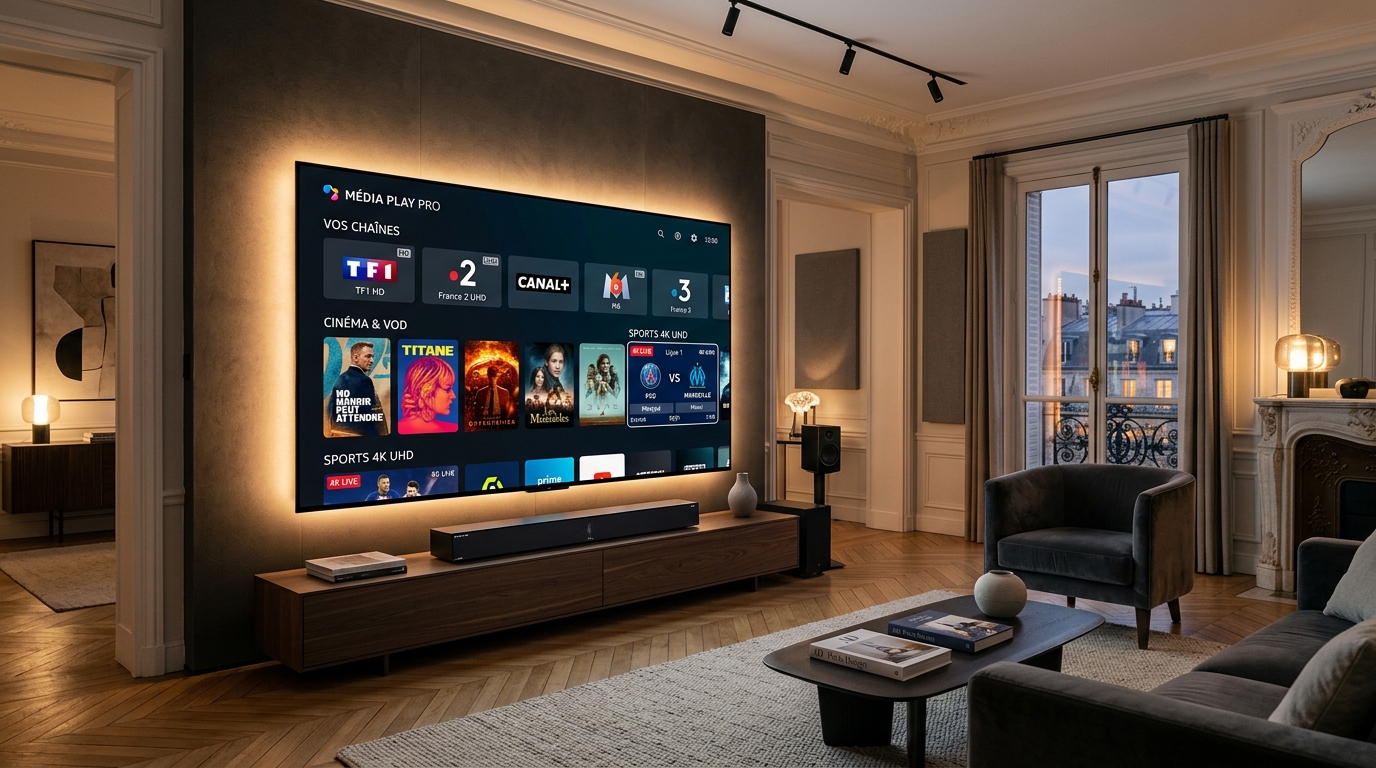 IPTV Smart Player : Configuration Streaming 4K Ultra HD