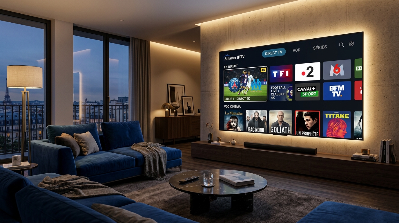 Smarter IPTV : Installation Streaming 4K Ultra HD Direct